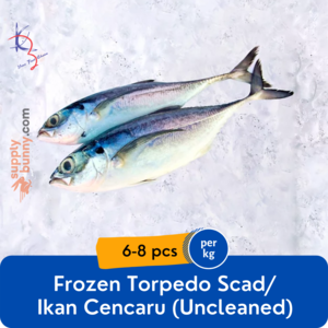 Image of Frozen Torpedo Scad/ Cencaru Uncleaned 6-8pcs (sold per kg) from Supplybunny.com