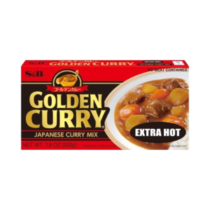 Image of S&B Golden Curry Extra Hot Curry Powder 220g/pack (sold per pack) from Supplybunny.com
