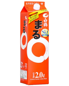 Image of Hakutsuru Sake-Pack Maru 13.9% ALC 2L/bottle (sold per bottle) from Supplybunny.com