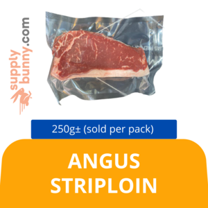 Image of Angus Striploin 250g (sold per pack) from Supplybunny.com