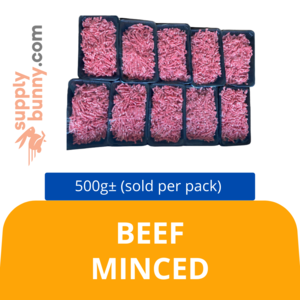 Image of Beef Minced (2pc) 500g (sold per pack) from Supplybunny.com