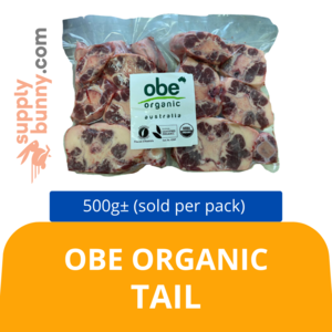 Image of OBE Organic Tail 500g (sold per pack) from Supplybunny.com