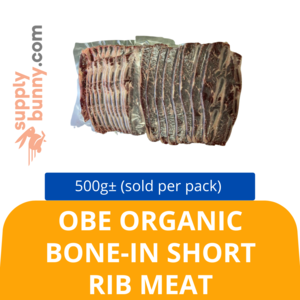 Image of OBE Organic Bone-in Short Rib Meat 500g(sold per pack) from Supplybunny.com