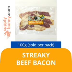 Image of Streaky Beef Bacon (100G per pack) from Supplybunny.com