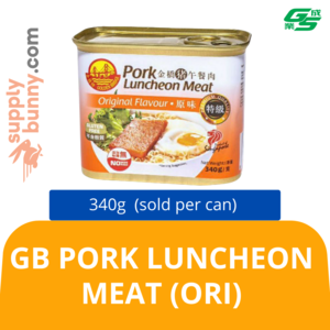 Image of GB Pork Luncheon Meat (ORI) 340g (sold per can) 金桥特级原味午餐肉 from Supplybunny.com