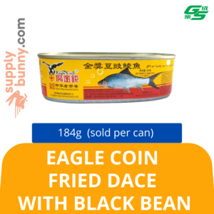Image of Eagle Coin Fried Dace With Black Bean 184g (sold per can) 豆鼓鱼 from Supplybunny.com