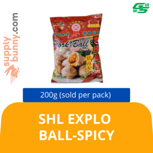 Image of SHL Explo Ball-Spicy 200g (sold per pack) 辣味包心贡丸 from Supplybunny.com