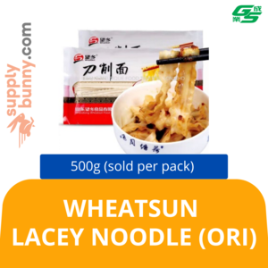 Image of Wheatsun Lacey Noodle (ORI) 500g (sold per pack) 刀削面 from Supplybunny.com