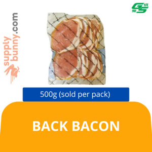 Image of Back Bacon 500g (sold per pack) 肉眼烟肉 from Supplybunny.com