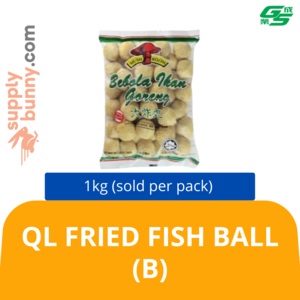 Image of QL Fried Fish Ball (B) 1kg (sold per pack) 大炸丸 from Supplybunny.com