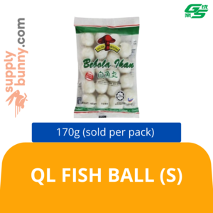Image of QL Fish Ball (S) 170g (sold per pack) 小白丸 from Supplybunny.com