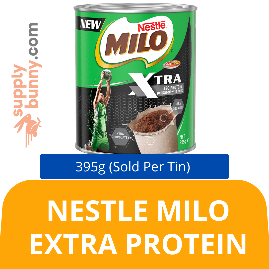 NESTLE Milo Australia Extra Protein 395g/tin (sold per tin) — HORECA