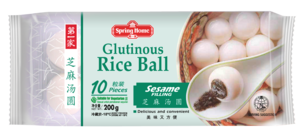 Image of SPRING HOME GLUTINOUS RICE BALL (SESAME) 20GM X 10PCS from Supplybunny.com