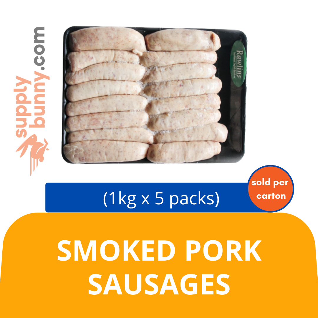 Smoked Pork Sausages 16 pieces (1kg per pack) (5 packs per carton