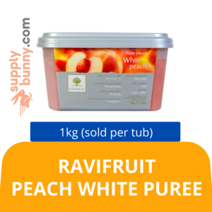 Image of RAVIFRUIT PEACH WHITE PUREE 1KG (sold per tub) BidFood from Supplybunny.com