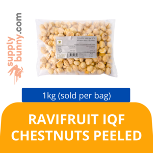 Image of RAVIFRUIT IQF CHESTNUTS PEELED 1KG (sold per bag) BidFood from Supplybunny.com