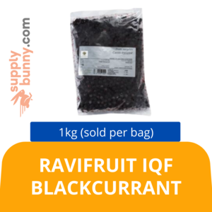 Image of RAVIFRUIT IQF BLACKCURRANT 1KG (sold per bag) BidFood from Supplybunny.com