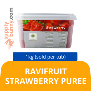 Image of RAVIFRUIT STRAWBERRY PUREE 1KG (sold per tub) BidFood from Supplybunny.com