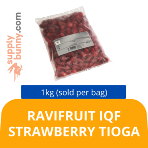 Image of RAVIFRUIT IQF STRAWBERRY TIOGA 1KG (sold per bag) BidFood from Supplybunny.com