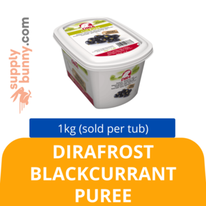 Image of DIRAFROST BLACKCURRANT PUREE 1KG (sold per tub) BidFood from Supplybunny.com