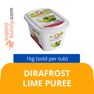 Image of DIRAFROST LIME PUREE 1KG (sold per tub) BidFood from Supplybunny.com