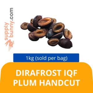 Image of DIRAFROST IQF PLUM HANDCUT 1KG (sold per bag) BidFood from Supplybunny.com