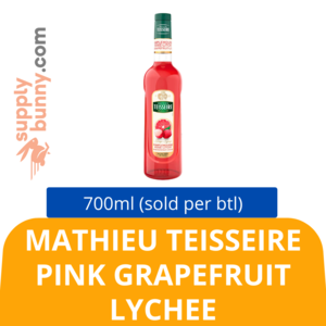 Image of MATHIEU TEISSEIRE Pink Grapefruit Lychee 70CL (sold per bottle) BidFood from Supplybunny.com