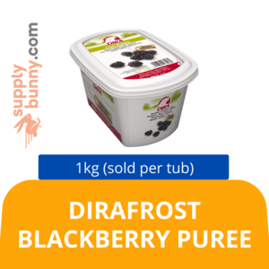 Image of DIRAFROST BLACKBERRY PUREE 1KG (sold per tub) BidFood from Supplybunny.com
