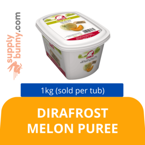 Image of DIRAFROST MELON PUREE 1KG (sold per tub) BidFood from Supplybunny.com
