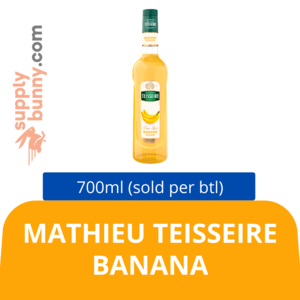 Image of MATHIEU TEISSEIRE Banana 70CL (sold per bottle) BidFood from Supplybunny.com