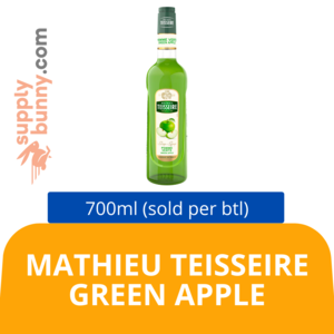 Image of MATHIEU TEISSEIRE Green Apple 70CL (sold per bottle) BidFood from Supplybunny.com