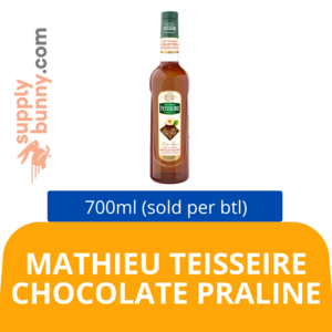 Image of MATHIEU TEISSEIRE Chocolate Praline 70CL (sold per bottle) BidFood from Supplybunny.com