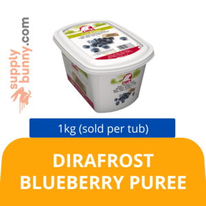 Image of DIRAFROST BLUEBERRY PUREE 1KG (sold per tub) BidFood from Supplybunny.com