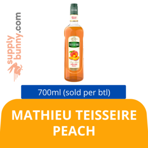 Image of MATHIEU TEISSEIRE Peach 70CL (sold per bottle) BidFood from Supplybunny.com