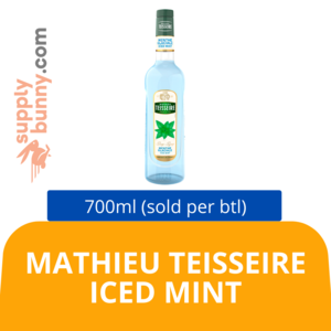 Image of MATHIEU TEISSEIRE Iced Mint 70CL (sold per bottle) BidFood from Supplybunny.com