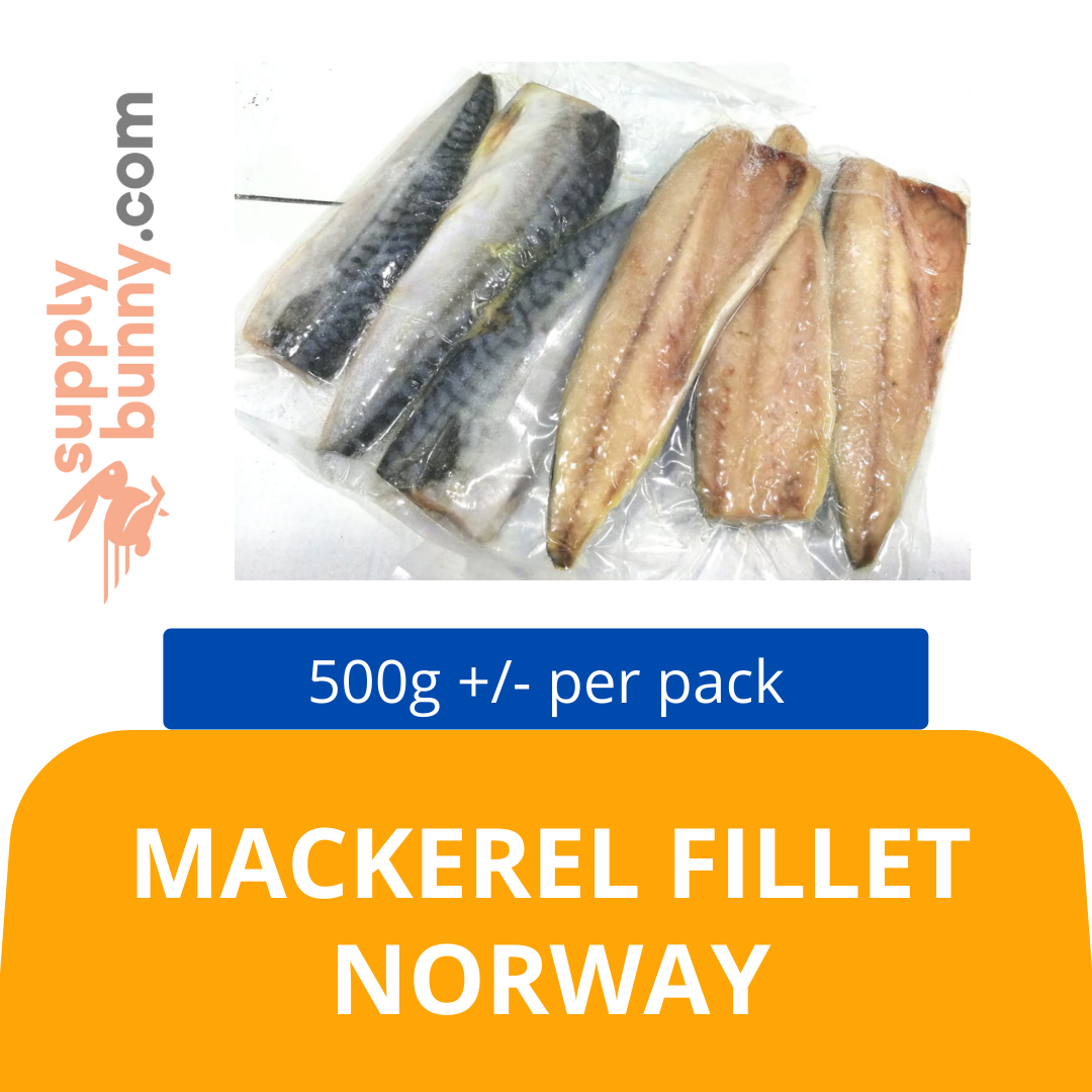 Mackerel Fillet Norway (500g) (Sold Per Pack) — HORECA Suppliers Supplybunny
