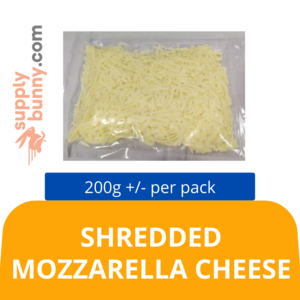 Image of Shredded Mozzarella Cheese (200g) (Sold Per Pack) from Supplybunny.com