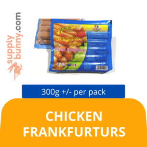 Image of Chicken Franfurters / Hot Dog (300g) (Sold Per Pack) from Supplybunny.com