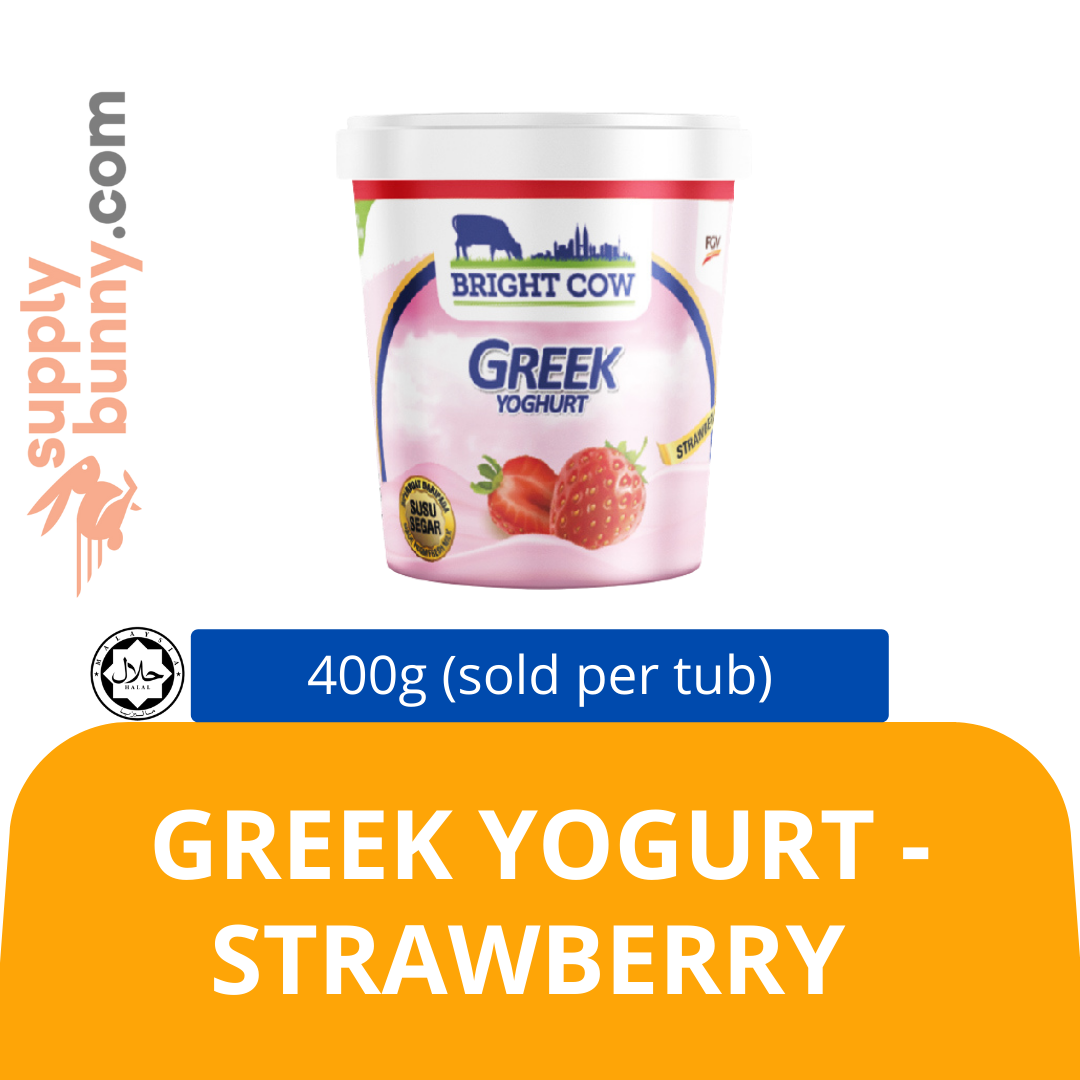 Greek Yogurt Strawberry 400g (sold per tub) — HORECA Suppliers