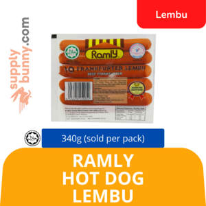 Image of Ramly Hot Dog Lembu 340g (sold per pack) from Supplybunny.com
