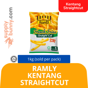 Image of Ramly Kentang Straight Cut 1kg (sold per pack) from Supplybunny.com