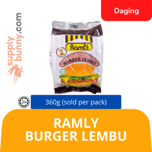 Image of Ramly Burger Lembu 360g (sold per pack) from Supplybunny.com