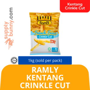 Image of Ramly Kentang Crinkle Cut 1kg (sold per pack) from Supplybunny.com