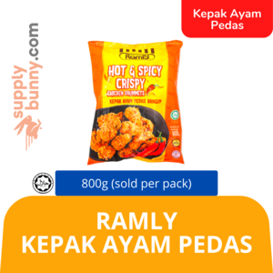 Image of Ramly Kepak Ayam Pedas 800g (sold per pack) from Supplybunny.com