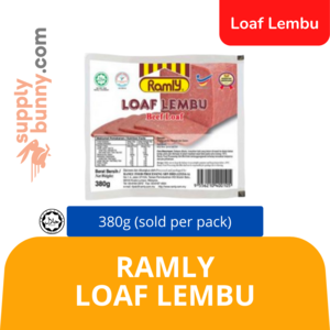 Image of Ramly Loaf Lembu 380g (sold per pack) from Supplybunny.com