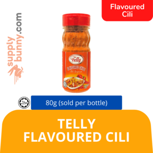Image of Telly Flavoured Cili 80g (sold per bottle) from Supplybunny.com