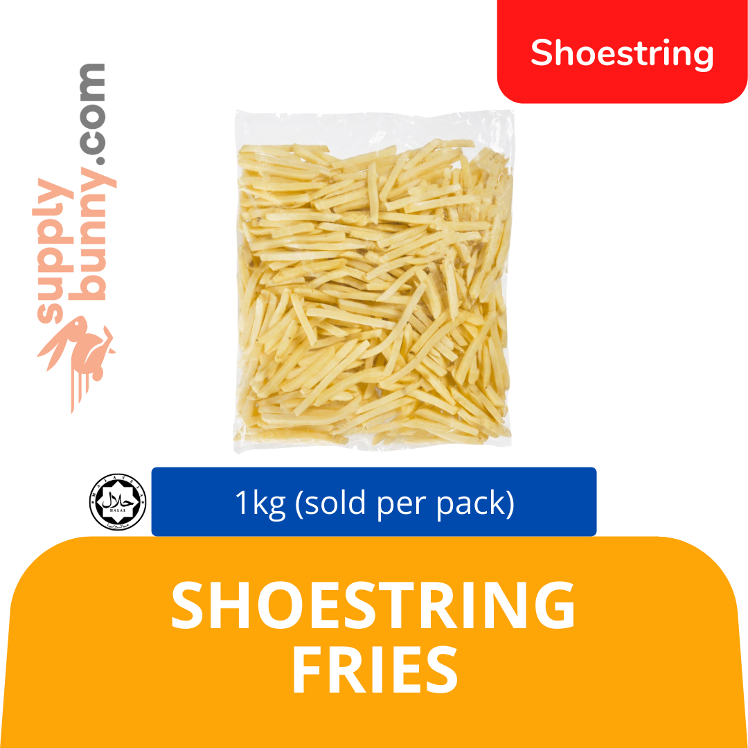 Kentang Shoestring Fries 1kg (sold per pack) Chongsway — HORECA
