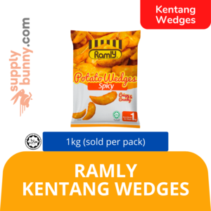 Image of Ramly Kentang Wedges 1kg (sold per pack) from Supplybunny.com