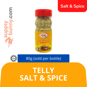 Image of Telly Salt & Spice 80g (sold per bottle) from Supplybunny.com