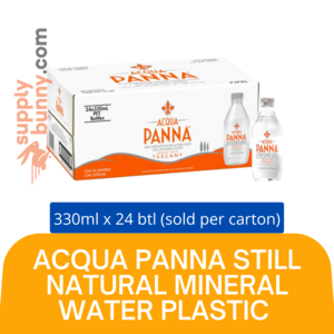 Image of Acqua Panna Still Natural Mineral Water Plastic [330ml per bottle x 24 bottles] (Sold per Carton) from Supplybunny.com